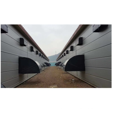 Complete Controlled Chicken Poultry Shed Farm Building Prefabricated Housing Steel Structure